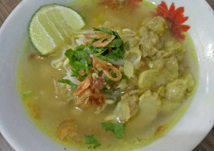 resep makanan Soto Bening Solo