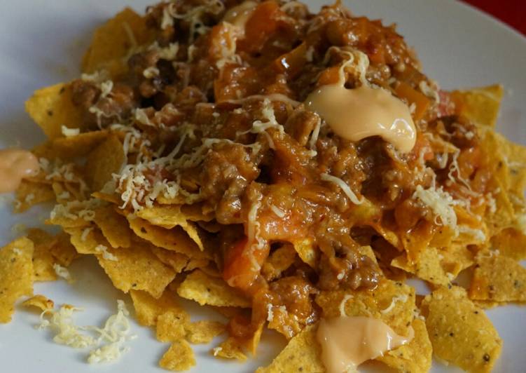 resep makanan Nachos Simple nan Lezat