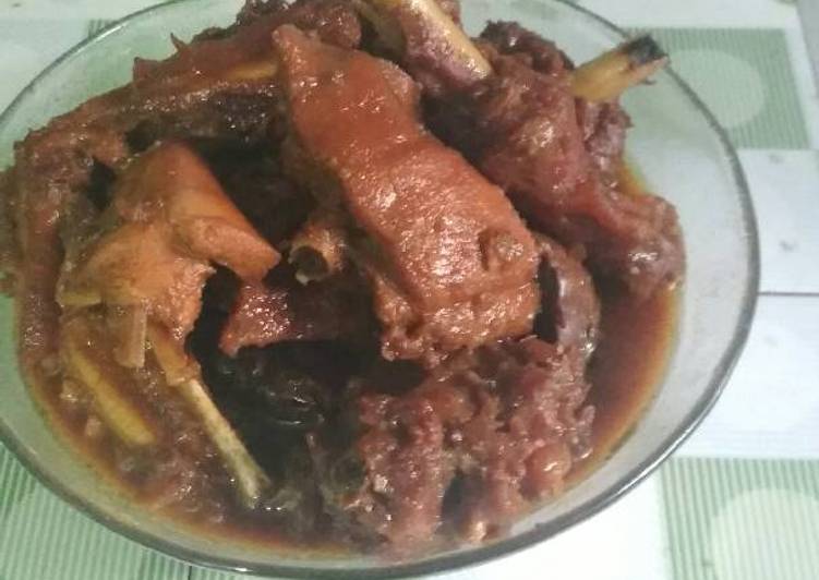 cara membuat Semur Ayam Kampung