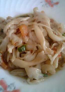 Tumis jamur tiram pedas
