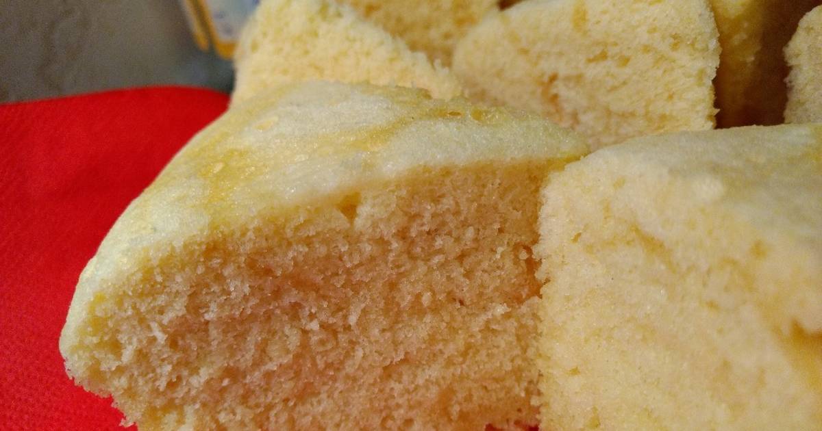 25 Resep Sponge Cake Kukus Tanpa Pengembang Enak Dan Sederhana Cookpad