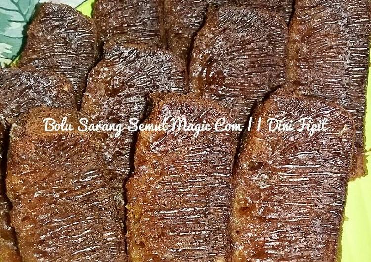 gambar untuk resep Bolu Sarang Semut (Caramel Cake) Magic com