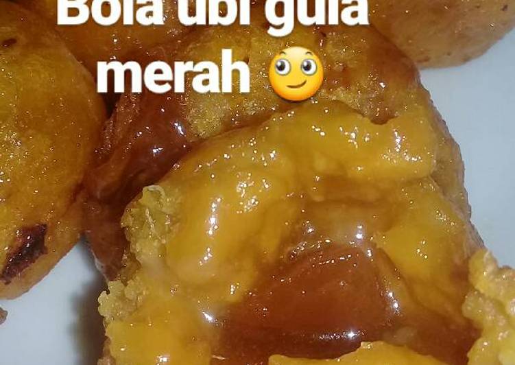 resep Bola bola ubi isi gula merah