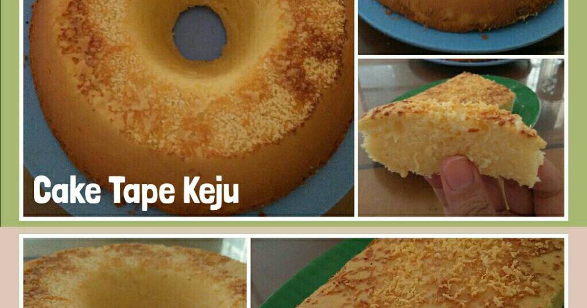 Resep CAKE TAPE KEJU