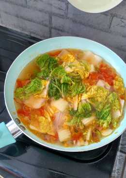 Sayur Sawi Kuah Udang