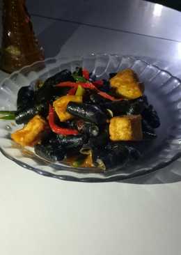 Tumis siput tahu simple