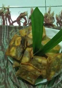 Martabak pisang coklat keju