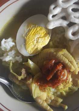 Soto ayam ceker simple enak