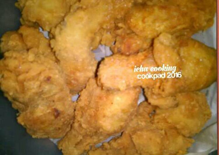  Resep  ayam  goreng kentucky  renyah oleh Icha Annisa 