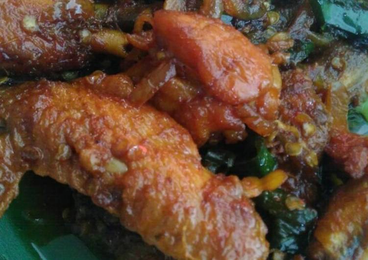 gambar untuk resep makanan Ayam kecap cabai hijau