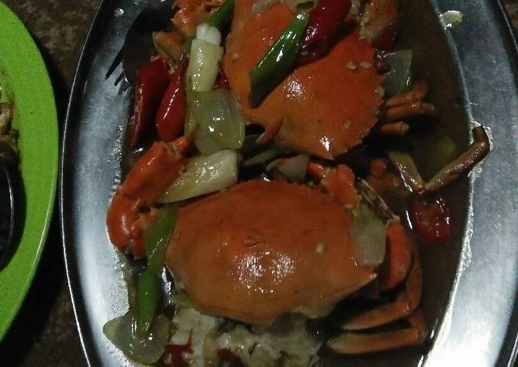 cara membuat Kepiting saus tiram