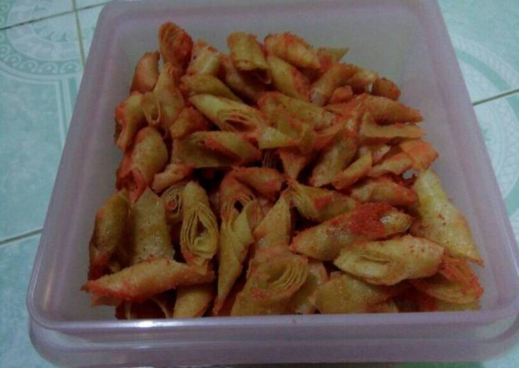 gambar untuk resep Kriuk2 Kulit Lumpia Renyah,Gurih,Asin,Pedas