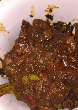 Rendang daging sapi bumbu instan