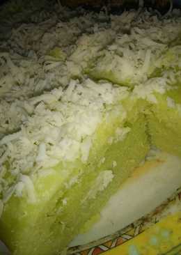 Bolu kukus pandan takaran sendok