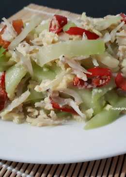 #bikinramadhanberkesan#18#tumis labu siam teri medan