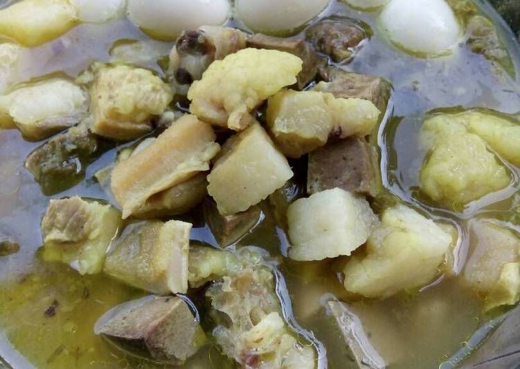 gambar untuk cara membuat Soto Lemak & Jerohan Sapi #keto