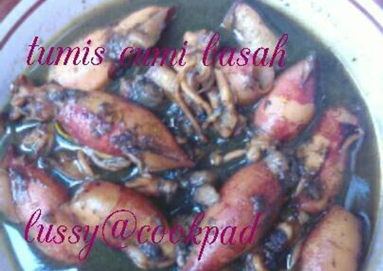 gambar untuk resep makanan Tumis Cumi Basah