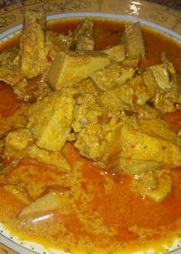 Gulai ayam kampung campur nangka