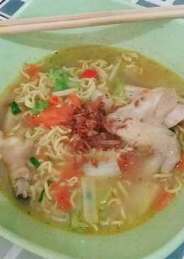 Mie ayam kuah (mudah dan cepet)