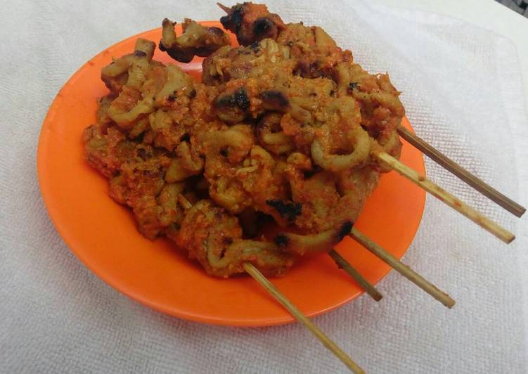 gambar untuk resep Sate usus bumbu kemiri