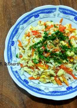 Orak Arik Telur Mix Wortel & Kubis