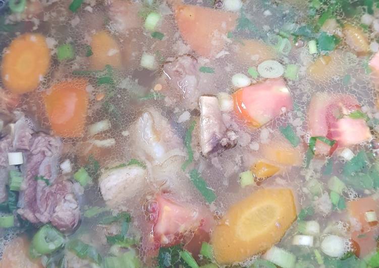 resep masakan Sop iga sapi simple