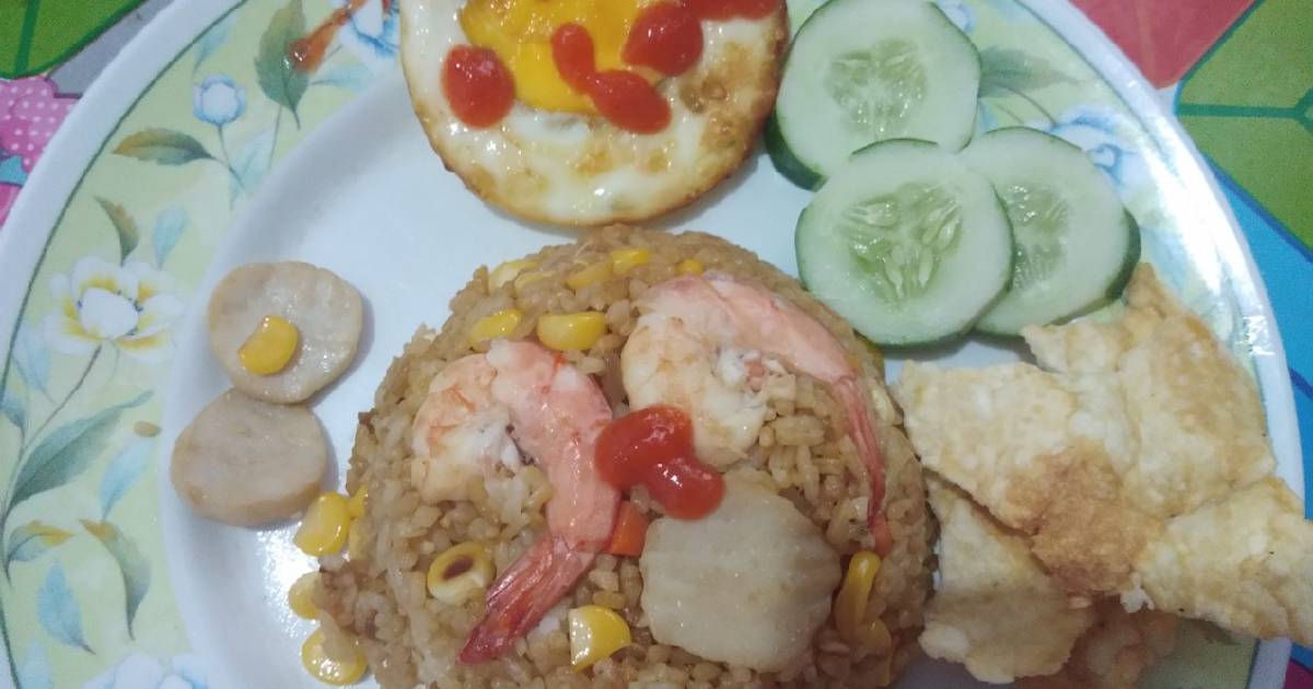 907 resep  nasi  goreng seafood  enak  dan sederhana Cookpad