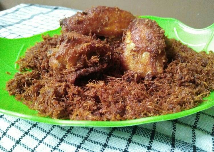 resep lengkap untuk Ayam goreng Lengkuas ala RM Padang