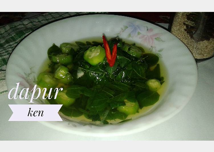 gambar untuk resep Sayur Daun Kelor feat Oyong ala Dapur Ken