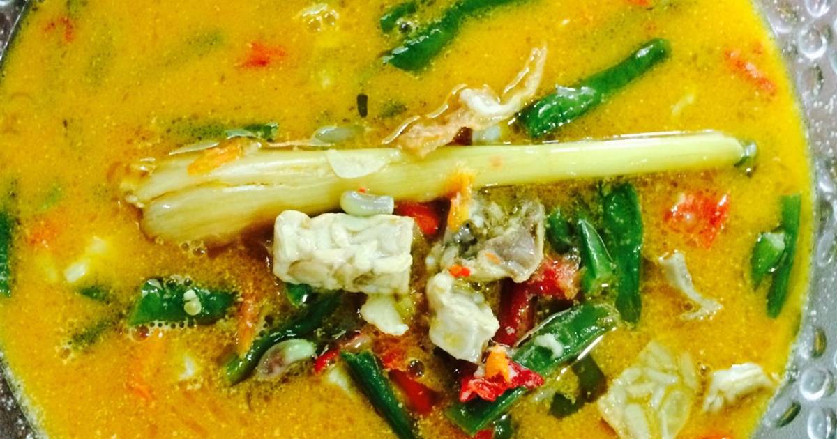  Resep  Sayur kacang  panjang  kuah santan  oleh ayu hamsina 