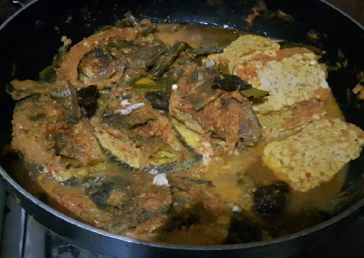 resep Pangek Ikan Nila Tempe Kacang Panjang