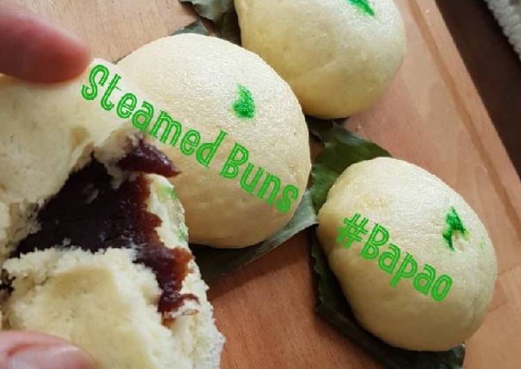 resep Red bean steamed buns #Bapao #PaoMurmer