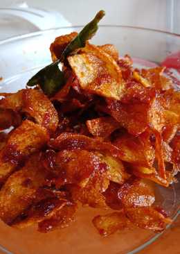Kentang balado crispy