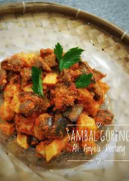 Sambal Goreng Ati Ampela Kentang