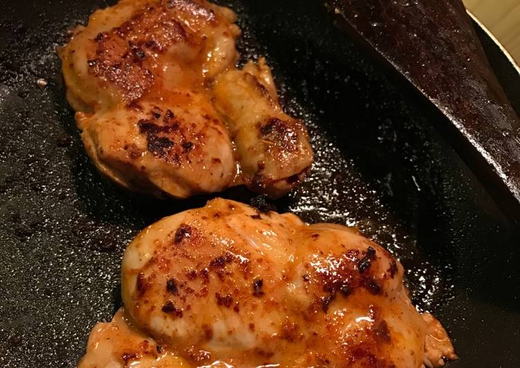 resep Ayam grill healthy (paha ayam tanpa tulang)