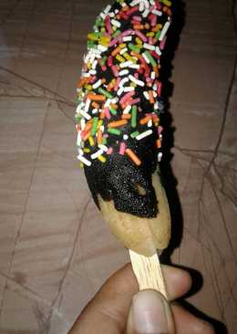 Pisang goreng coklat