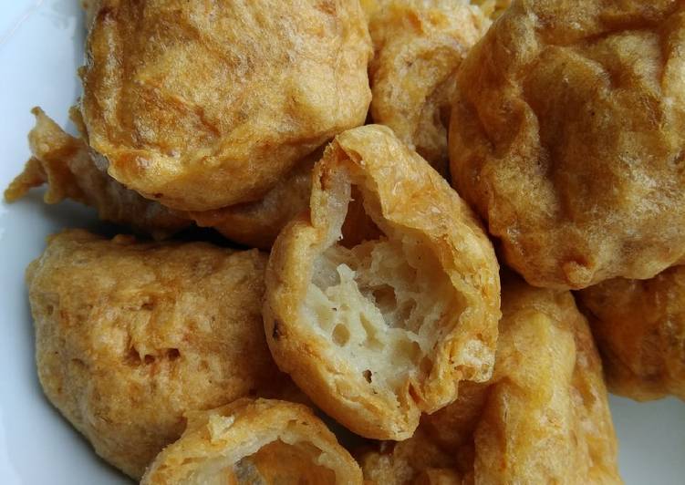 cara membuat Bakso goreng kopong