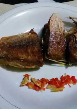 Kakap merah goreng