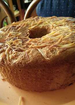 Banana cinnamon chiffon cake #tepung beras #bikinramadhanberkesa