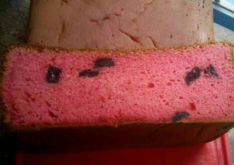 resep lengkap untuk Bolu nutrijel strowberry oreo by dapur rahma