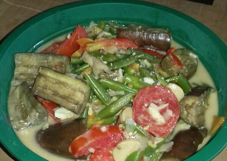 Resep Sayur buncis santan menggila magikom anak kost 