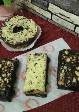 Akhir nya bikin juga nih si brownis keto mix mette & keju