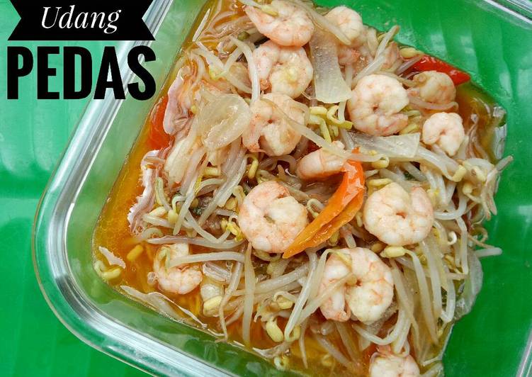 bahan dan cara membuat Ca Tauge Udang Pedas