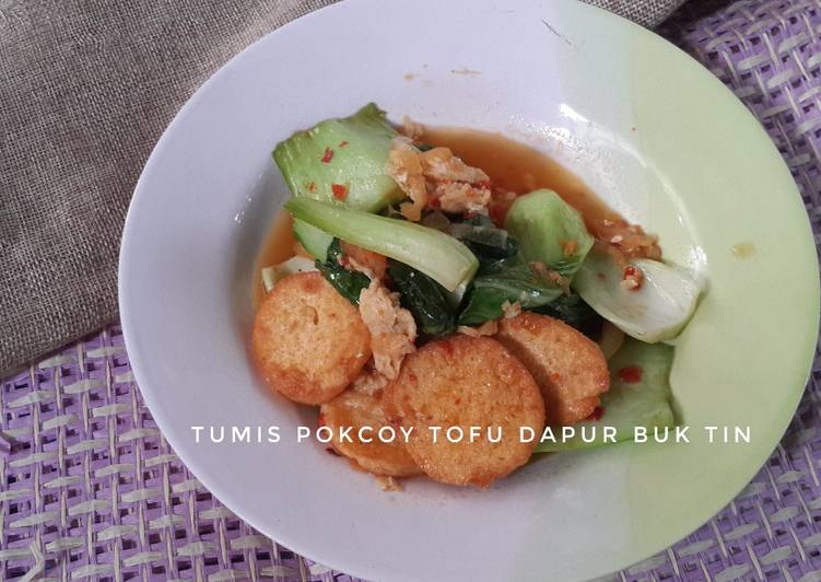 gambar untuk resep makanan Tumis Pokcoy Tofu