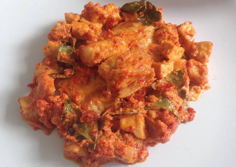 Resep Sambal  Goreng  Dori Tahu  tanpa MSG oleh Sarah 