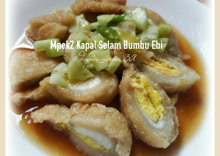 cara membuat Mpek2 DOS bumbu Ebi