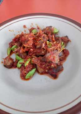 Sambal goreng ati teri pete