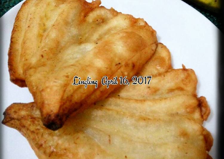 gambar untuk cara membuat Pisang Goreng Kipas Kampung ala Mamaku