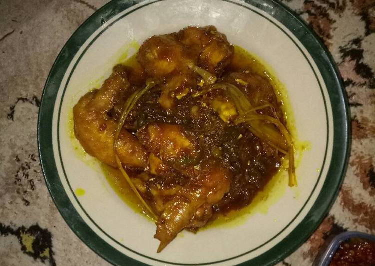 resep makanan Sayap ayam bumbu kecap