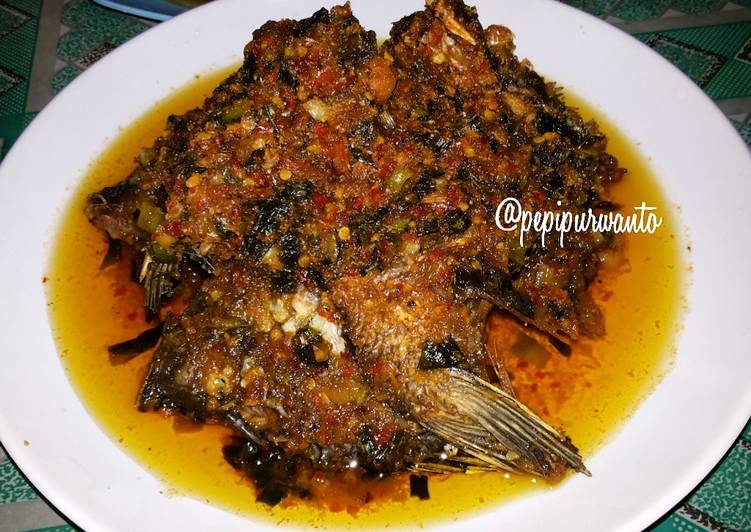 Resep Kepala ikan mujair sambel balado